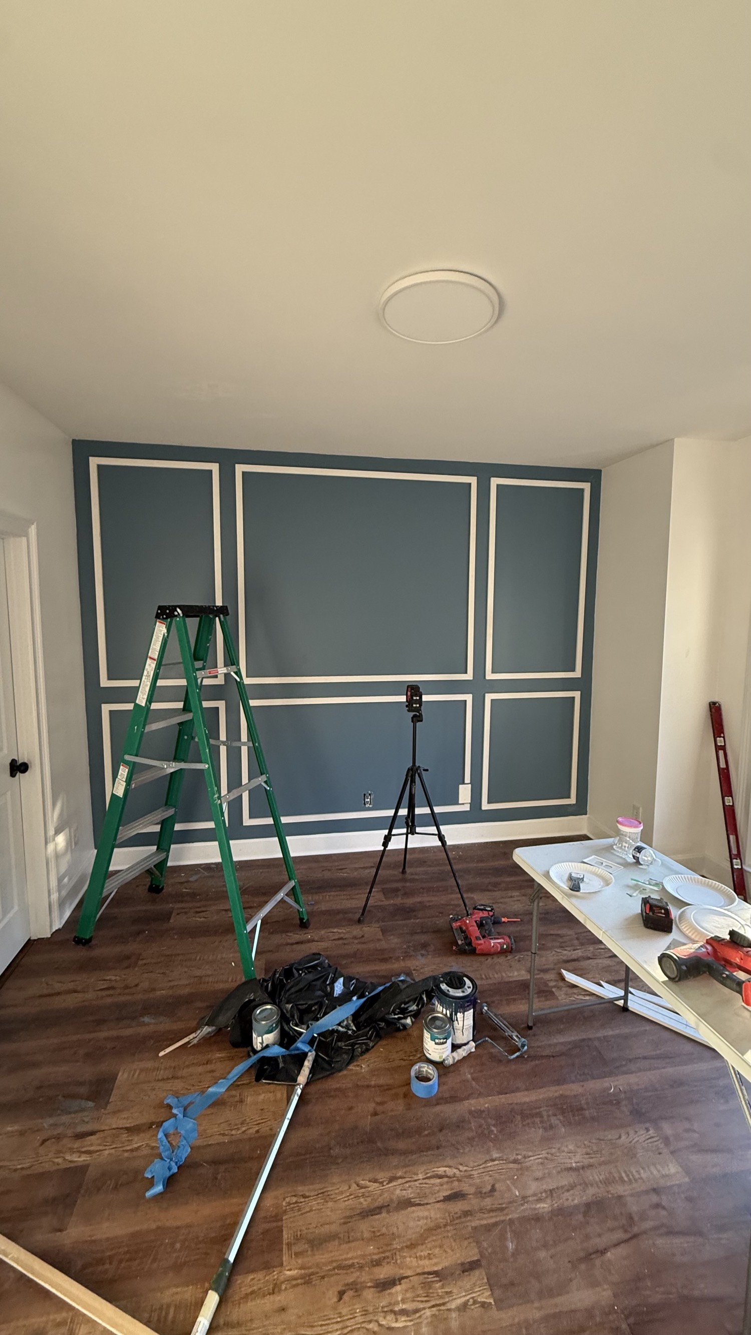 Paneled Accent Wall in Marietta
